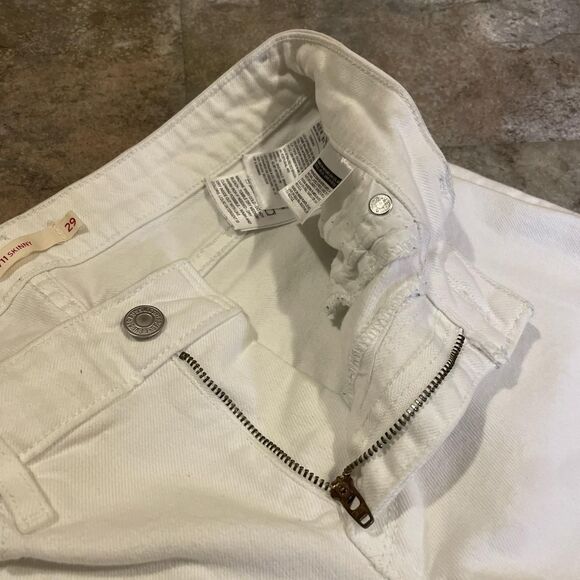 levi’s white stretchy skinny jeans see measurements size 29 - Picture 4 of 8